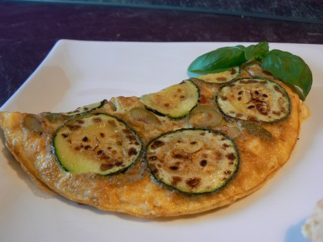 Mini-Zucchini-Oliven-Feta-Omelette