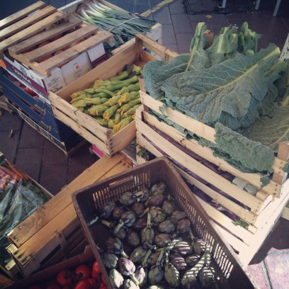 Cours Saleya, Markt in Nizza