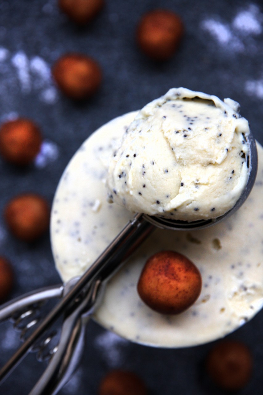 Marzipan-Mohn-Eis | rockthekitchen!