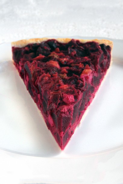 Rote Bete-Feta-Tarte