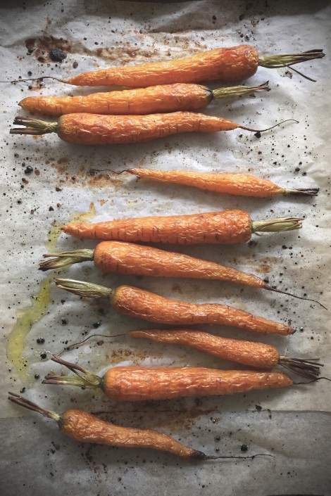 Geschmorte Karotten